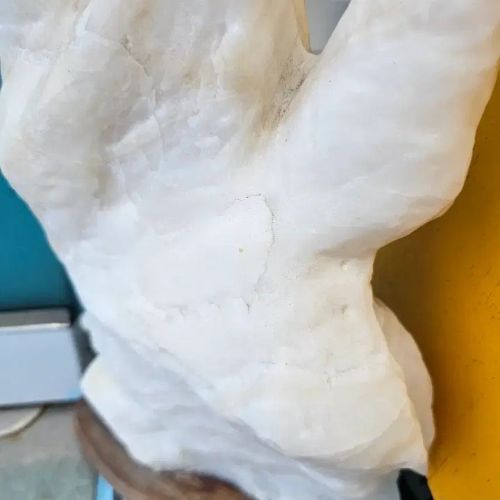 [BUNJANG] Natural Crystal Plaster Statue Ornament / 천연 수정 석고상 장식품