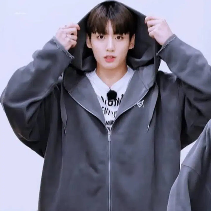 [BUNJANG] BTS Jungkook ARMYST Hoodie Zip-Up / BTS 정국 후드집업
