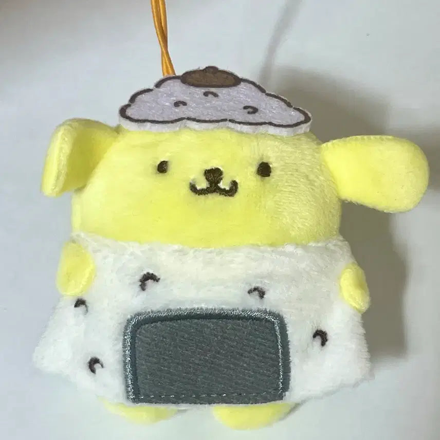 [BUNJANG] Pompompurin Rice Ball Gacha Keyring Plush / 폼폼푸린 주먹밥 가챠 키링 인형