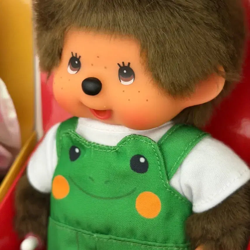 [BUNJANG] Monchhichi Frog Overalls / 몬치치 개구리 멜빵 무료배송