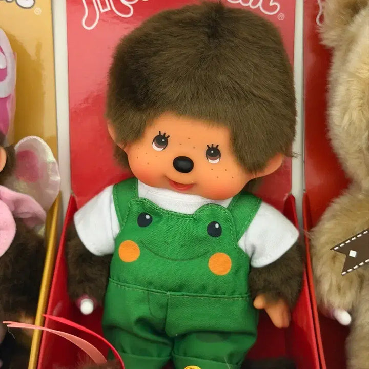 [BUNJANG] Monchhichi Frog Overalls / 몬치치 개구리 멜빵 무료배송