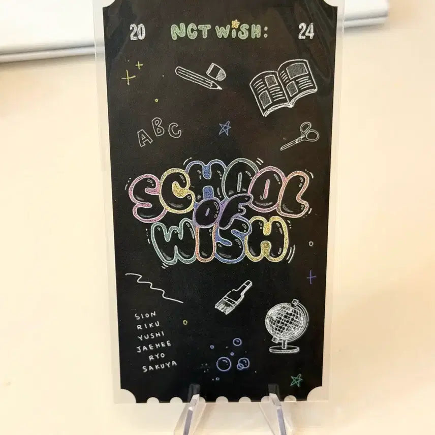 [BUNJANG] School of Wish Seoul Concert Ticket Postcard &amp; Entry Benefit Photocard Set / 스오위 스쿨오브위시 서울콘 티켓 엽서 입장특전