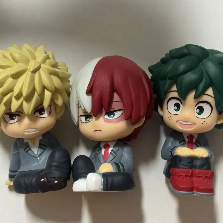 [BUNJANG] My Hero Academia Midoriya, Bakugo, Todoroki Rilakkuma Figure Set / 나의히어로아카데미아 나히아 미도리야 바쿠고 토도로키 리라콧토 피규어