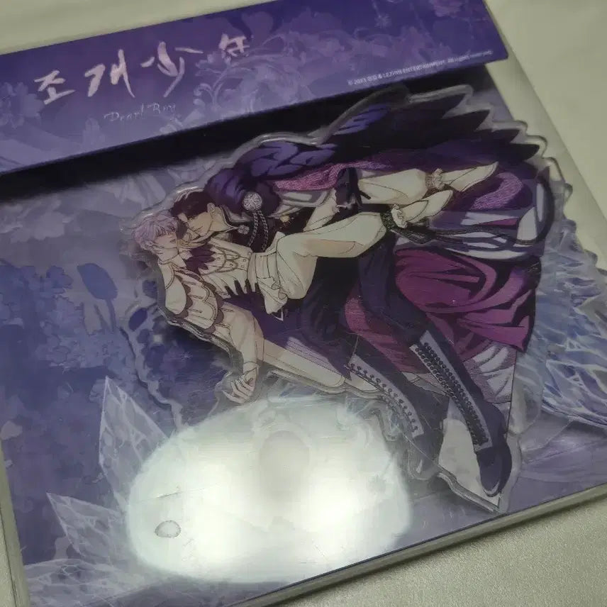 [BUNJANG] Jogae Sonyeon Resin Doo-sik Joo-ha Diorama Acrylic Stand Set with Postcard / 조개소년 레진 두식주하 디오라마 아크릴 스탠드 세트 엽서 포함 굿즈
