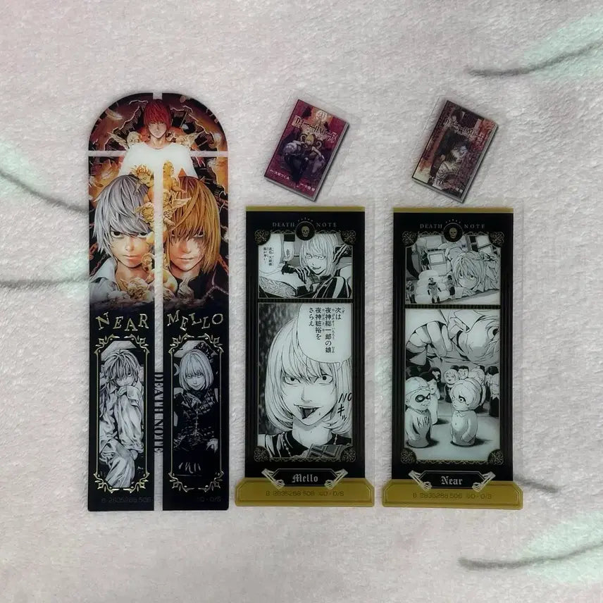 [BUNJANG] Death Note Melonia Original Art Clear Bookmark Set / 데스노트 멜로 니아 원화 클리어 책갈피 북마크 시크릿 노멀 일괄