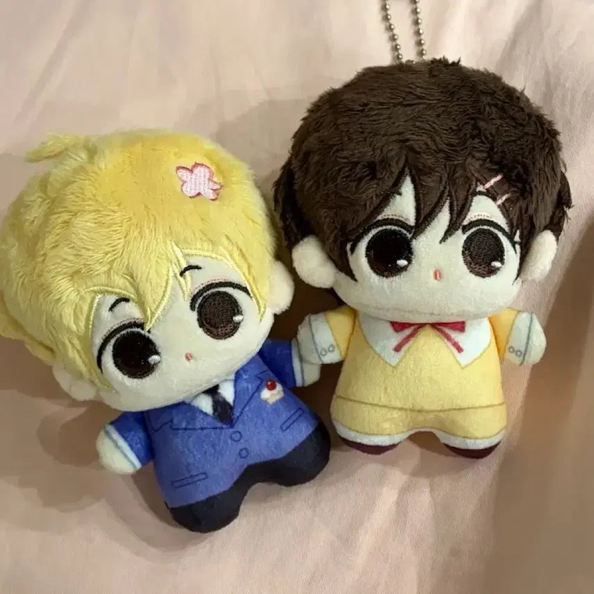 [BUNJANG] Ouran High School Host Club Haruhi 10cm Plush Doll Bundle Set / (2종 일괄) 오란고교 호스트부 사교클럽 10cm 하니 하루히 인형