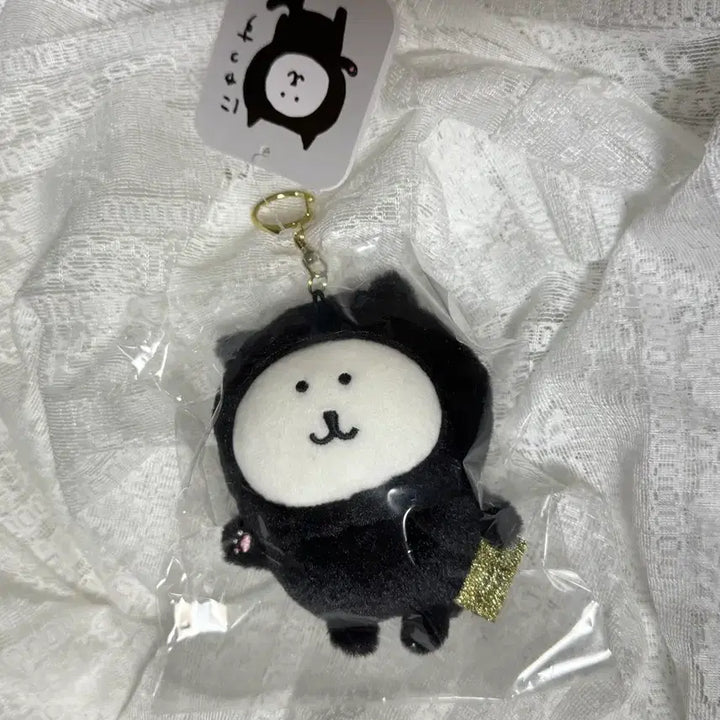 [BUNJANG] Nongdamgom Nekogom Black Cat Mascot Keychain (Official, Sealed) / [정품,미개봉] 농담곰 네코곰 검은 고양이곰 마스코트 나가노 마켓 담곰이 인형 키링
