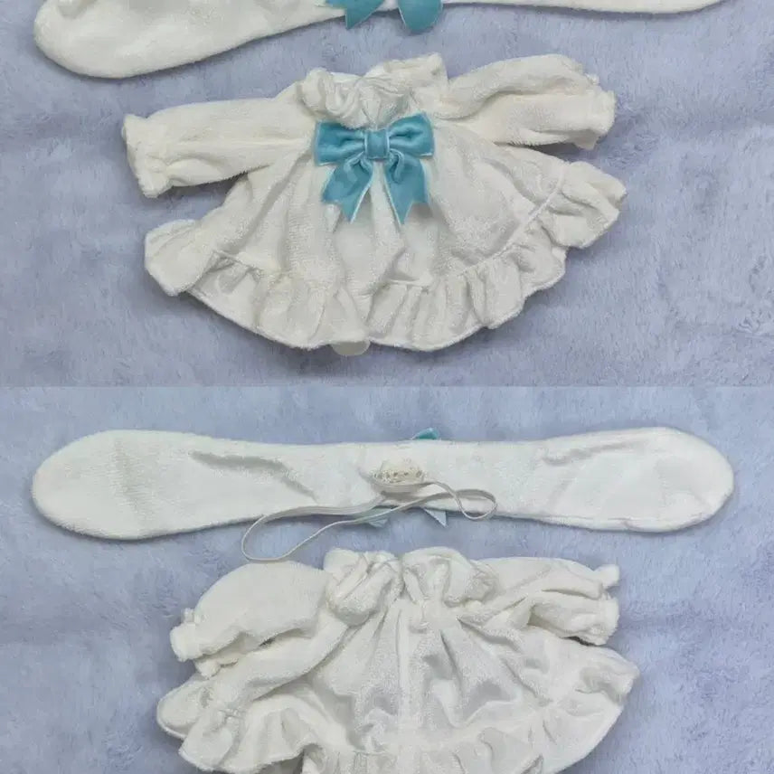 [BUNJANG] Rabbit Puppy 20cm Stuffed Doll Clothes (Marshmallow) / 레빗퍼피 폭신 마시멜로 폭마멜 블루 20cm 무속성 속성 솜인형 옷 20깅