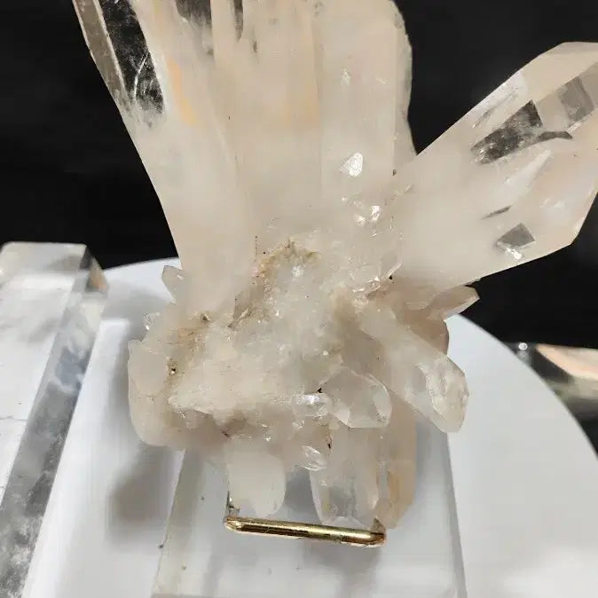 [BUNJANG] Top Quality Clear High-Density Crystal Base (14x12cm, 431g) / 완투명 고밀도 최고급 고원백수정 14cm12cm 431g밭침대