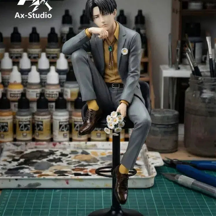 [BUNJANG] Ax Studio Levi Resin Figure (Sealed) / (미개봉현물)Ax-Studio 리바이 레진 피규어
