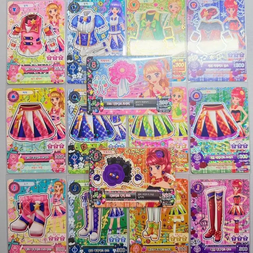 [BUNJANG] Aikatsu Soleil School Uniform 4 Types Set / 아이엠스타 아이카츠 솔레이유 한판 스쿨룩 4종