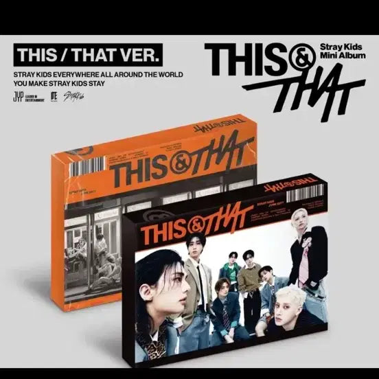 [BUNJANG] Stray Kids THISTHAT Sealed Album Bundle Set / 스키즈  스트레이키즈 디스앤댓 THISTHAT  미개봉 앨범 2장일괄