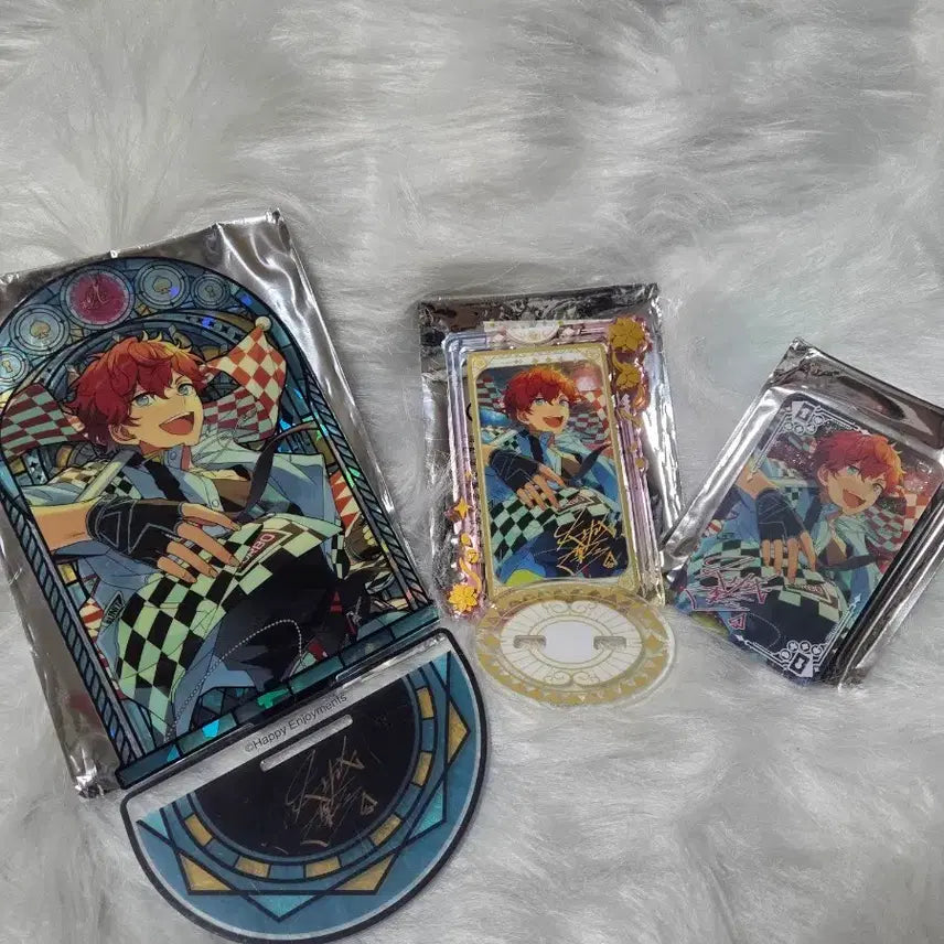 [BUNJANG] Ensemble Stars! Alkaloid Hiiro Yuusuke Rotating Acrylic Stand Set / 알칼로이드 앙스타 히이로 스글2탄 유사코롯타 회전 아크릴 set