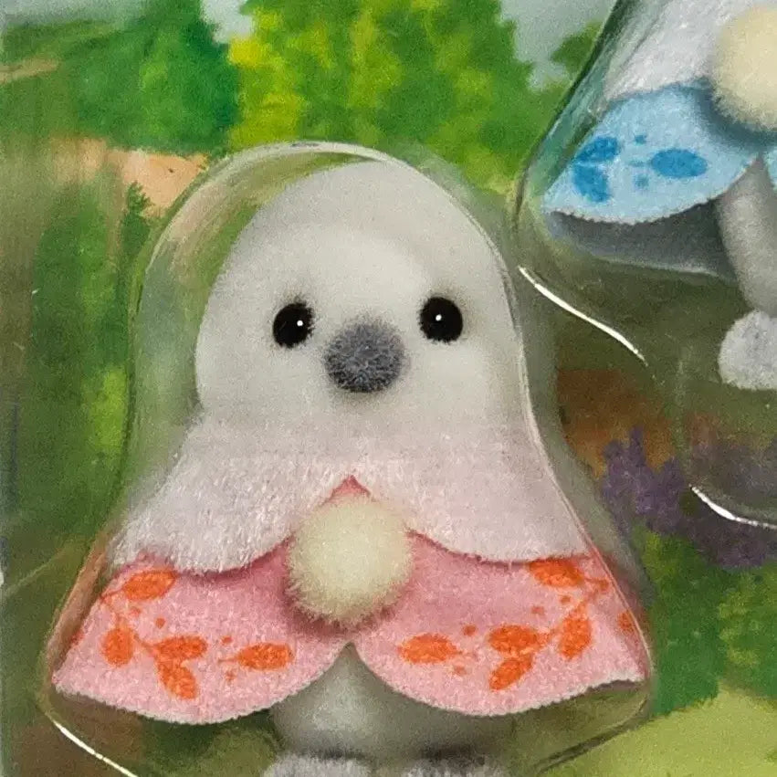 [BUNJANG] Sylvanian Families Baby Bullfinch (Pink) "Split Set" Figure / 실바니안 흰 오목눈이 아기 분철 판매 (분홍) 뱁새 핑크
