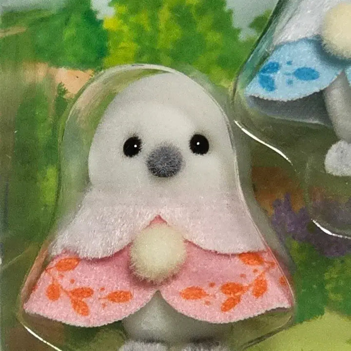 [BUNJANG] Sylvanian Families Baby Bullfinch (Pink) "Split Set" Figure / 실바니안 흰 오목눈이 아기 분철 판매 (분홍) 뱁새 핑크