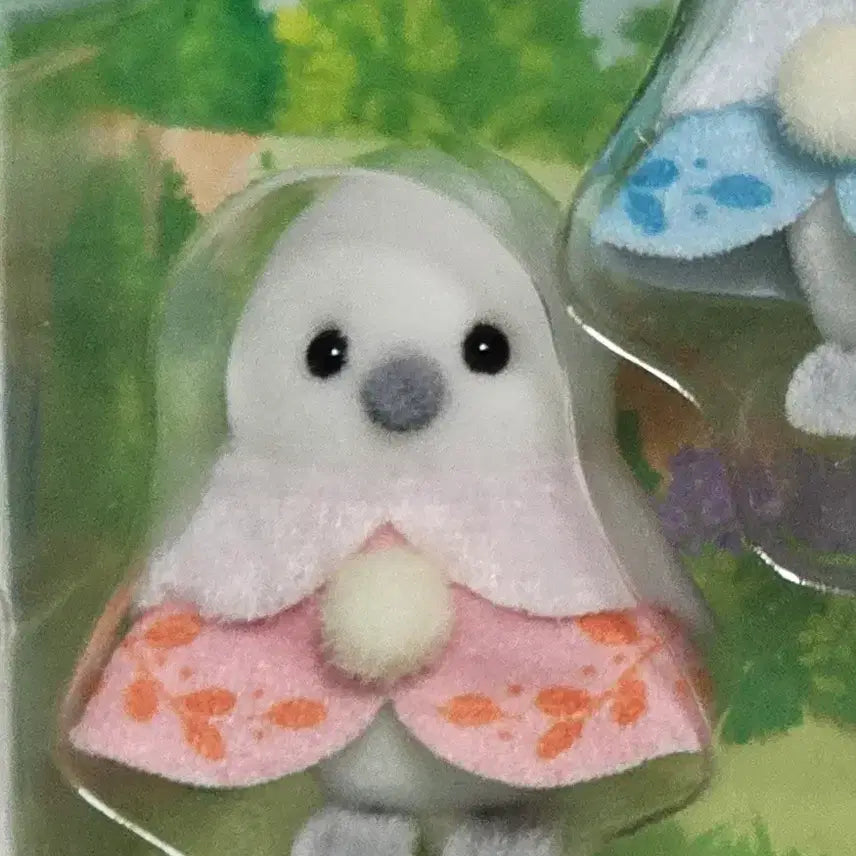 [BUNJANG] Sylvanian Families Baby Bullfinch (Pink) "Split Set" Figure / 실바니안 흰 오목눈이 아기 분철 판매 (분홍) 뱁새 핑크