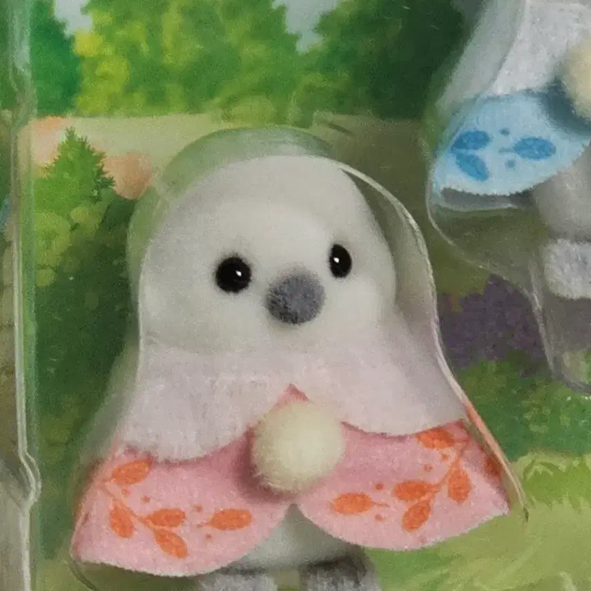 [BUNJANG] Sylvanian Families Baby Bullfinch (Pink) "Split Set" Figure / 실바니안 흰 오목눈이 아기 분철 판매 (분홍) 뱁새 핑크