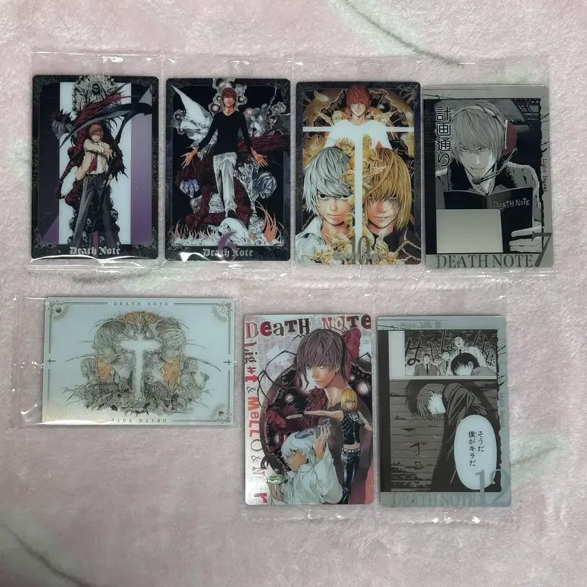 [BUNJANG] Death Note Light Ryuk L Misa Melo Near Rem Original Art Wafer Card Set / 데스노트 라이토 류크 엘 미사 멜로 니아 렘 원화 웨하스 카드 미개봉