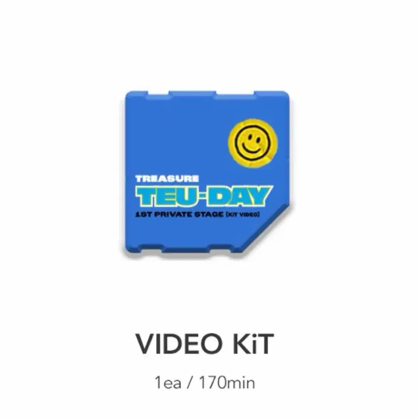 [BUNJANG] TREASURE 1st Private Stage TEU-DAY Video Kit / 트레저 팬미팅 트데이 비디오 키트 1ST PRIVATE STAGE TEU-DAY