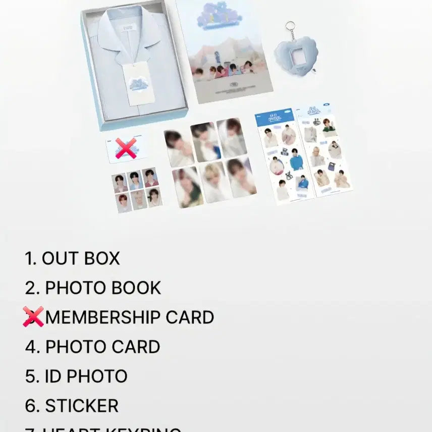 [BUNJANG] TWS 42 Membership Kit Full Set / TWS 투어스 42 멤버십 키트