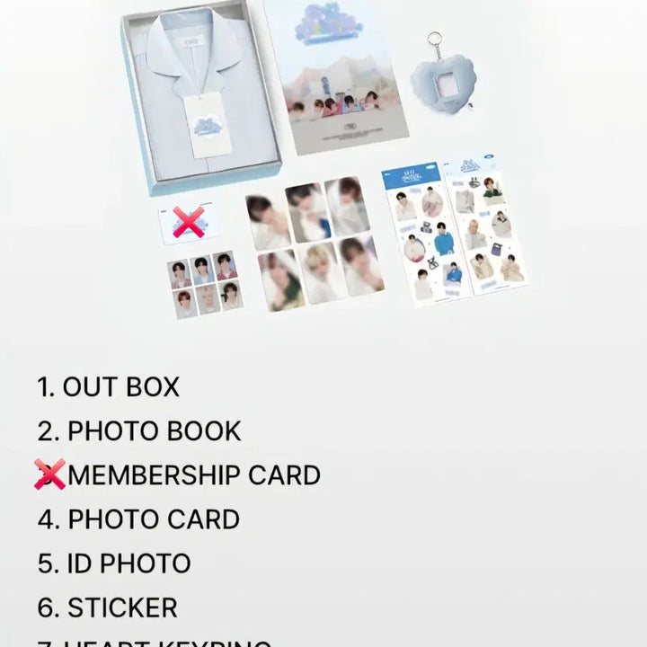 [BUNJANG] TWS 42 Membership Kit Full Set / TWS 투어스 42 멤버십 키트