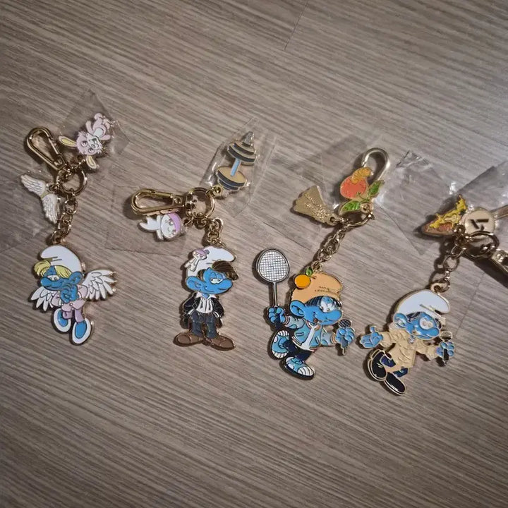 [BUNJANG] SEVENTEEN Smurf Keyring Set / 세븐틴 스머프 키링