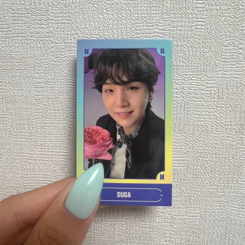 [BUNJANG] BTS Festa 8th Anniversary Calendar Suga Yoongi Mini Photocard / 방탄소년단 BTS 페스타 8주년 캘린더 슈가 윤기 미니포토카드