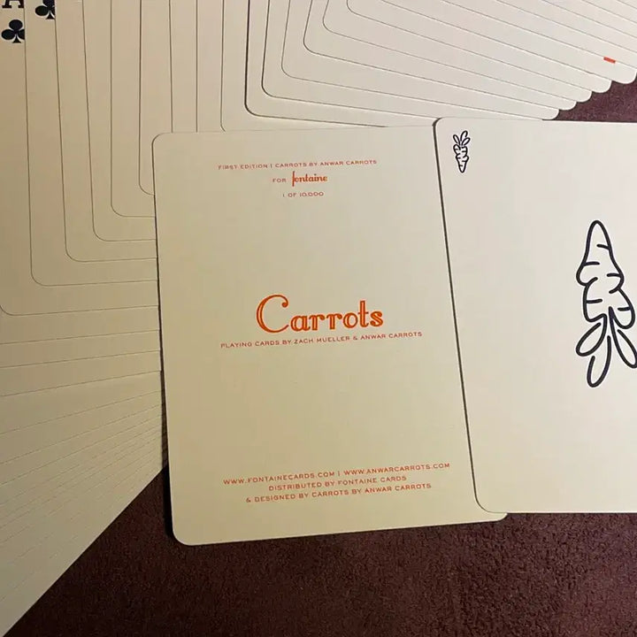 [BUNJANG] Fontaine Carrots Playing Cards / 폰테인 캐롯 플레이잉 카드