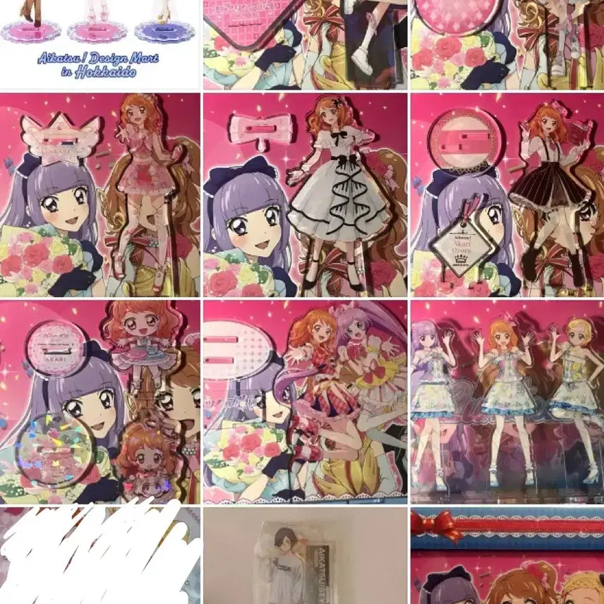 [BUNJANG] Aikatsu! Ichigo Akari Odette Swan Acrylic Tapestry Binder / 다수판매) 아이카츠 아이엠스타 아카리 오데트스완 카드 프레 아크릴 이치고 태피스트리 바인더