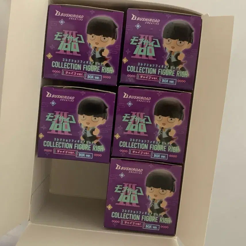 [BUNJANG] Mob Psycho 100 Mobu Saikou Bushiroad China Figure 5-Figure Full Set / 모브사이코100 몹싸 부시로드 차이나 피규어 5종 풀셋