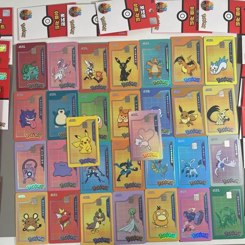 [BUNJANG] Pokemon 30th Anniversary Izle Traffic Card 30-Type Full Set / 포켓몬스터 30주년 이즐 교통카드 30종 풀세트 일괄 판매 가격 조정 해보시죠