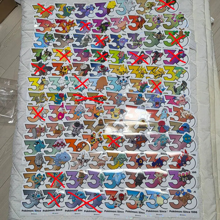 [BUNJANG] Pokemon 30th Anniversary Logo Sticker / 포켓몬 30주년 기념 로고 스티커 600원 판매합니다!