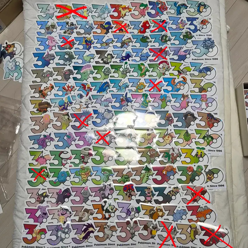 [BUNJANG] Pokemon 30th Anniversary Logo Sticker / 포켓몬 30주년 기념 로고 스티커 600원 판매합니다!