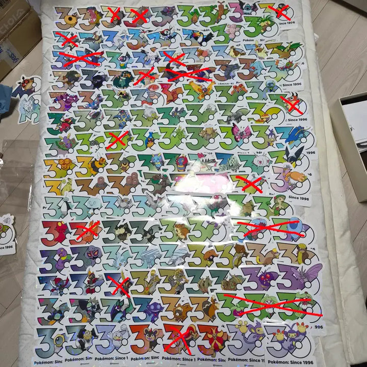 [BUNJANG] Pokemon 30th Anniversary Logo Sticker / 포켓몬 30주년 기념 로고 스티커 600원 판매합니다!