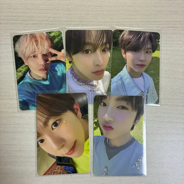 [BUNJANG] NCT WISH Wish Album Photocard Sakua Sion Riku Bundle Set / 드볼일괄!)스테디 엔위시 엔시티 위시 앨범 포카 사쿠야 시온 리쿠