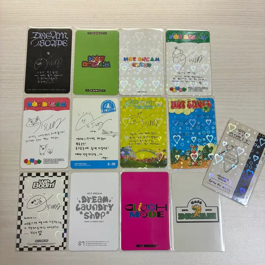 [BUNJANG] NCT Dream Jiseong Butterfly Jiseong Photocard Bundle Set / 폭덤!13장일괄) 지성 박지성 엔드림 엔시티 드림 나비지성 포카 캔디