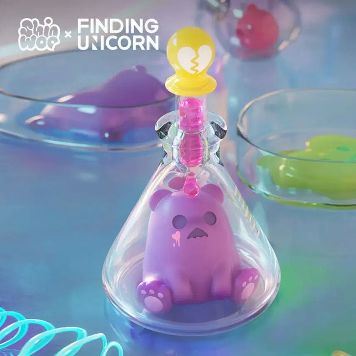 [BUNJANG] Shinwoo Lovesick Lab Love Starved Bear Figure / 신우 러브식랩 러브스타브드 곰돌이 피규어 lovesick lab