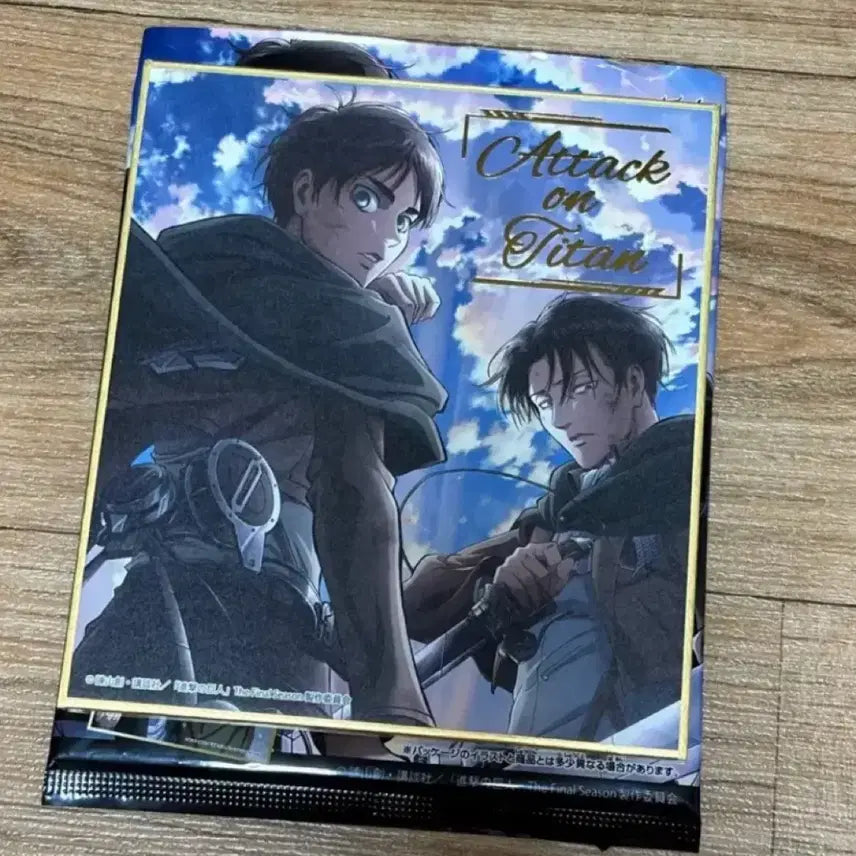[BUNJANG] Attack on Titan Levi Eren Shikishi Art Board / 진격의 거인 리바이 에렌 색지