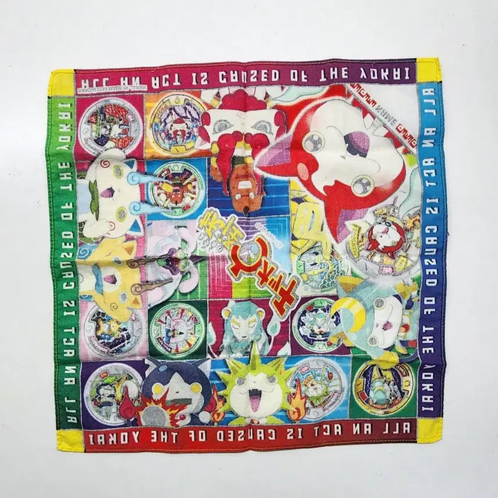 [BUNJANG] Classic Yo-kai Watch Handkerchief / 고전 요괴워치 손수건