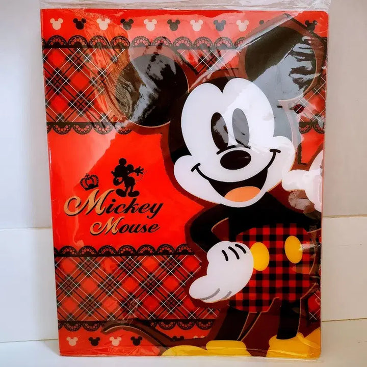 [BUNJANG] Disney Mickey Mouse A4 File Folder (20 Pages) / [고전문구] 디즈니 미키마우스 화일 A4 화일 20P