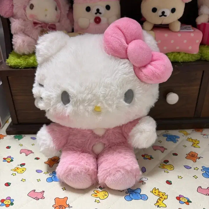 [BUNJANG] Sanrio Healing Series Kitty &amp; My Melody Mascot Dolls / 치유시리즈 키티 마이멜로디 인형 마스코트