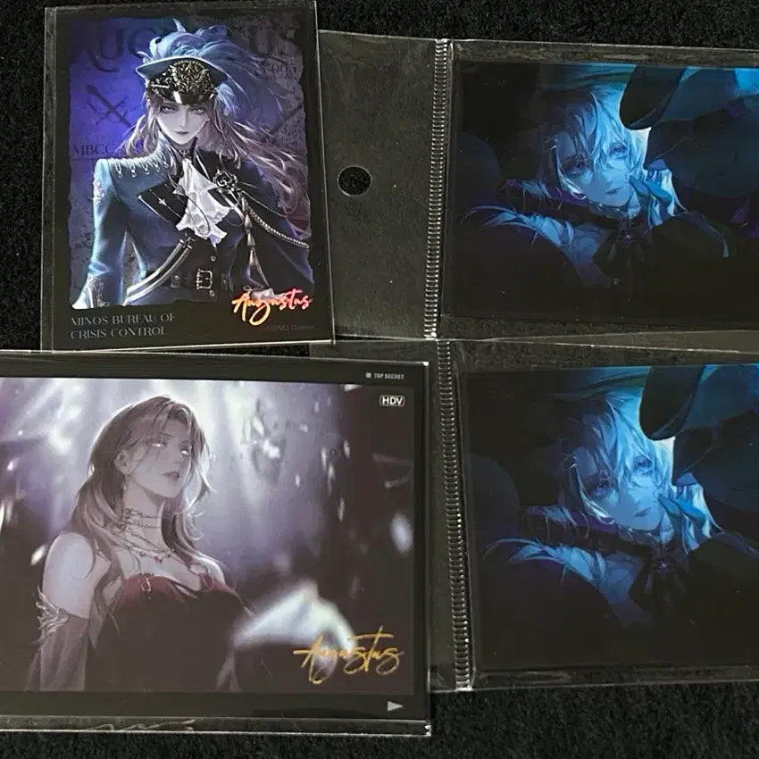 [BUNJANG] Mugimido August Eve Acrylic CG Card Bundle Set / 무기미도 아우구스트 이브 아크릴 cg 카드 포카 일괄