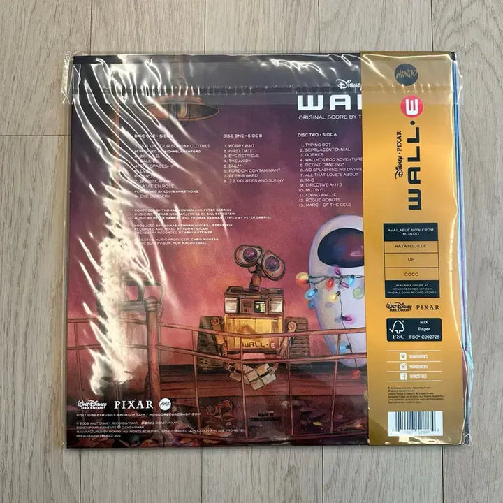 [BUNJANG] WALL-E Soundtrack LP / 영화 월 -E 사운드트랙 LP