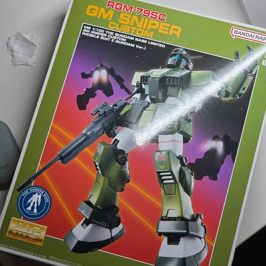 [BUNJANG] Bandai Gundam Base Limited MG 1/100 GM Sniper Custom / [미개봉]반다이 건담베이스 한정 MG 1/100 짐 스나이퍼 커스텀