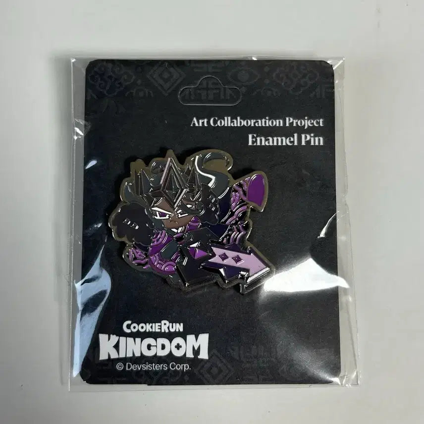 [BUNJANG] Cookie Run: Kingdom Dark Cacao Enamel Pin Badge / 쿠키런 킹덤 위대한 왕국의 유산 다크카카오 에나멜 핀 뱃지