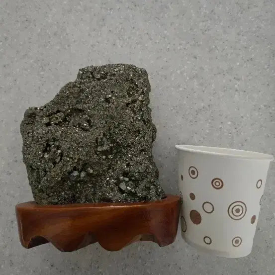 [BUNJANG] Pyrite Natural Specimen / 황철석가공석아님자연그대로종이컵사이즈비교