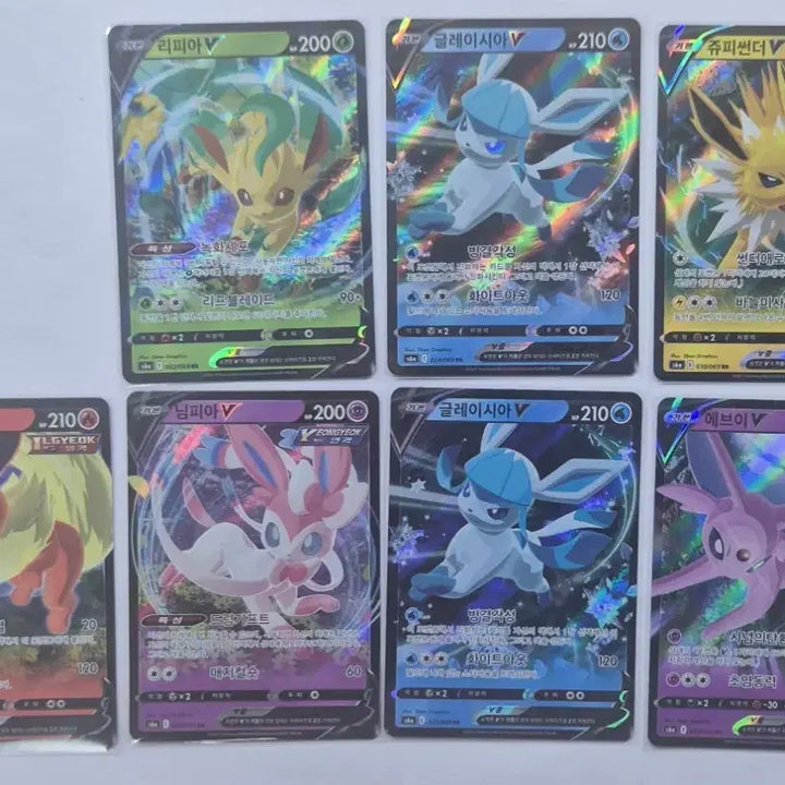 [BUNJANG] Eevee Evolutions Collection Set / 이브이 시리즈 모음 셋