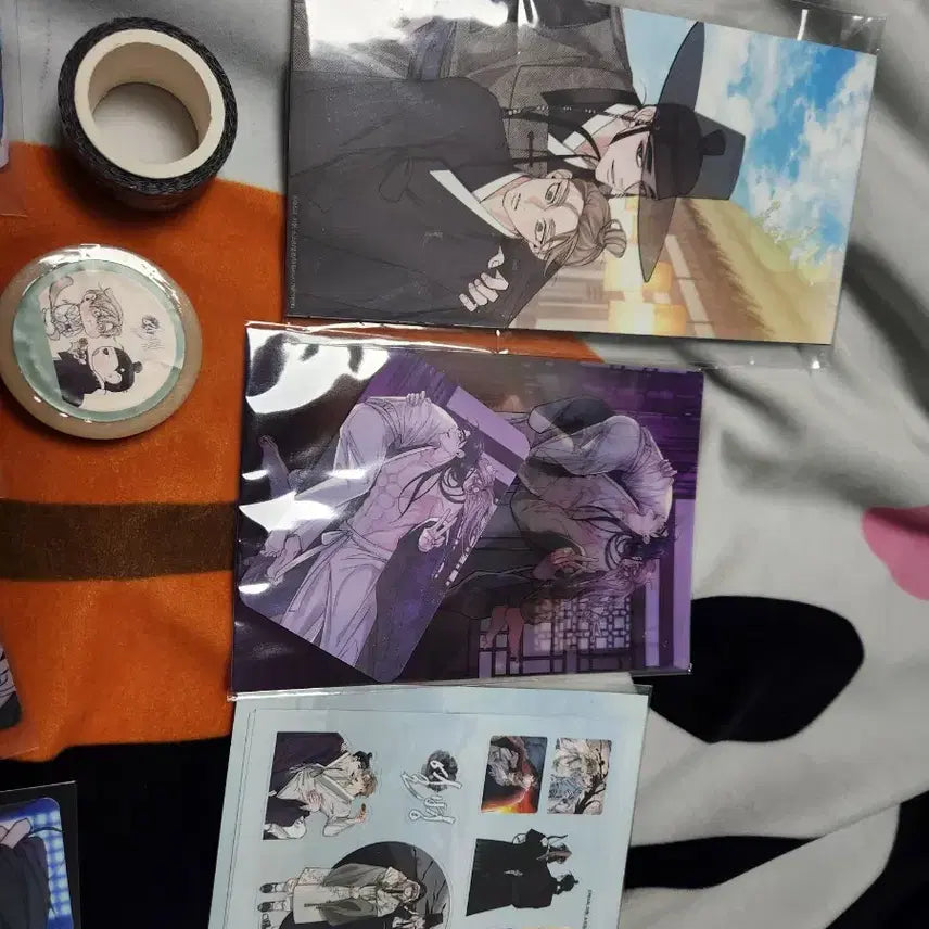 [BUNJANG] Yeolbyeong Bion Colca Illustration Photocard, Washi Tape, Postcard Set / 열병 비온 콜카 만화 굿즈 일러스트 포토카드 마테 엽서 세트