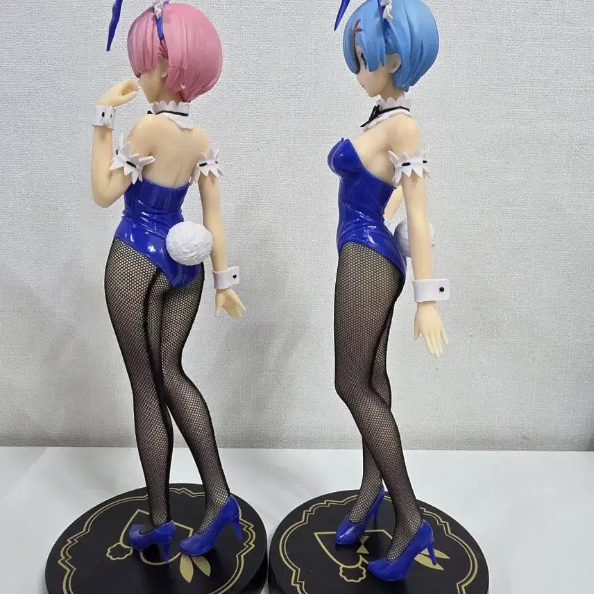[BUNJANG] Re:Zero Rem Ram Bunny Girl Figure Set / 리제로 렘 람 바니걸 피규어 세트