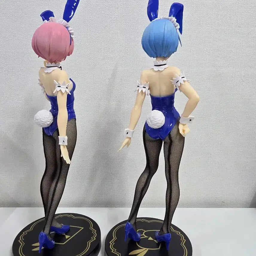 [BUNJANG] Re:Zero Rem Ram Bunny Girl Figure Set / 리제로 렘 람 바니걸 피규어 세트